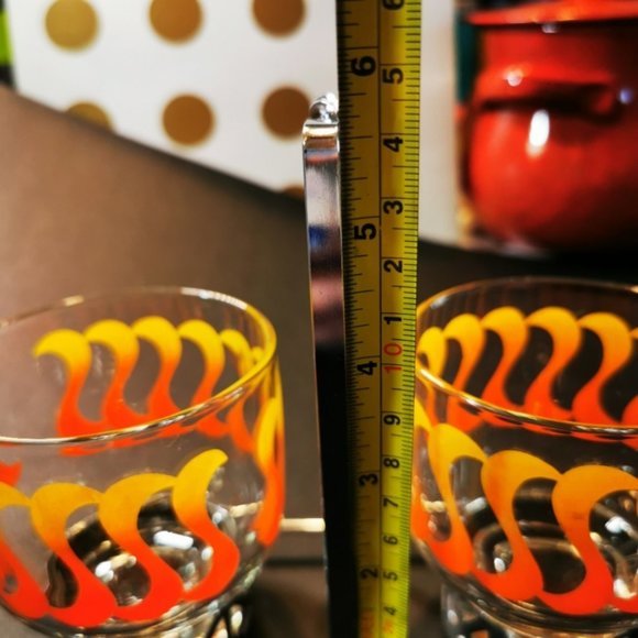 Vintage Condiment Caddy Orange & Yellow Design - Picture 13 of 15